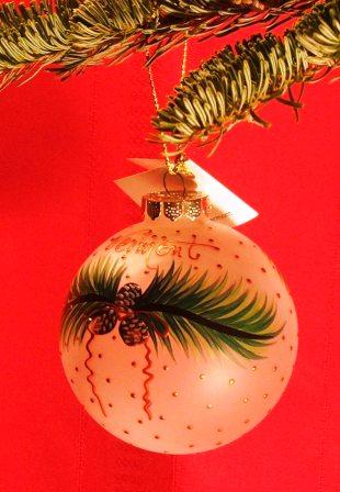 New for 2009, our handpainted-in-Vermont Christmas Ornaments available online.